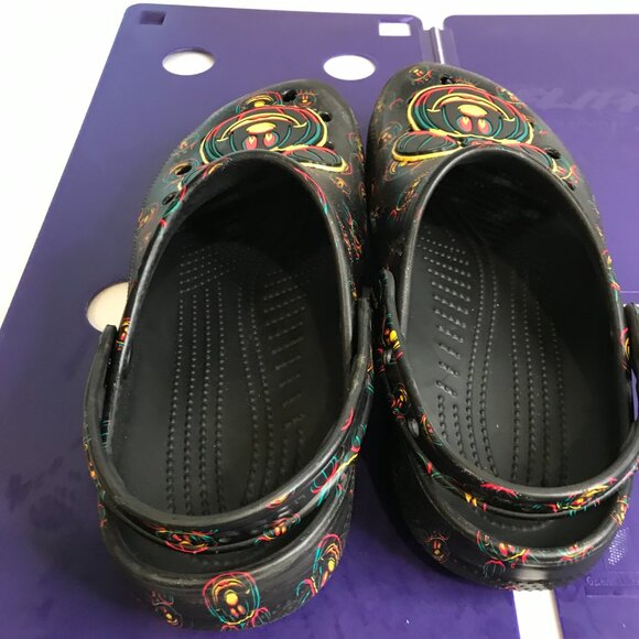 DISNEY PARK CROCS HALLOWEEN MICKEY MOUSE WOMENS SIZE 11  MALE 9 - Picture 6 of 9